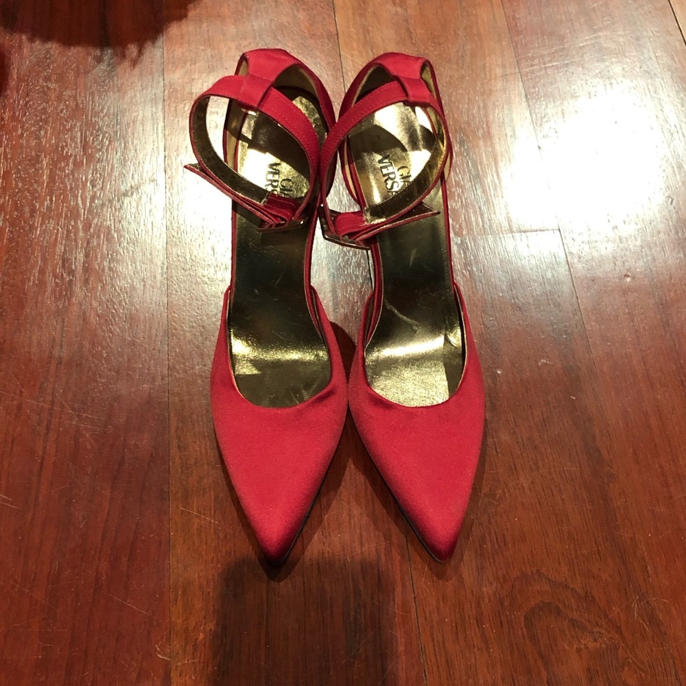 Brand New Satin Versace Heels